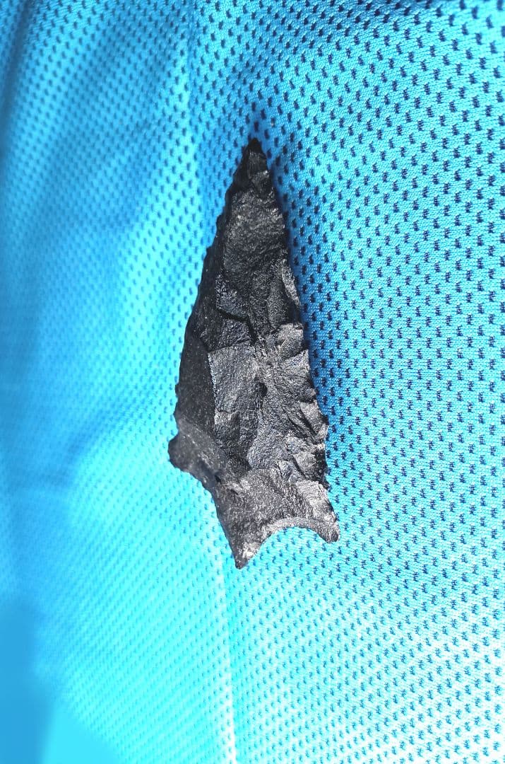 有舌尖頭器 原始時代  360 石器 模写 サヌカイト