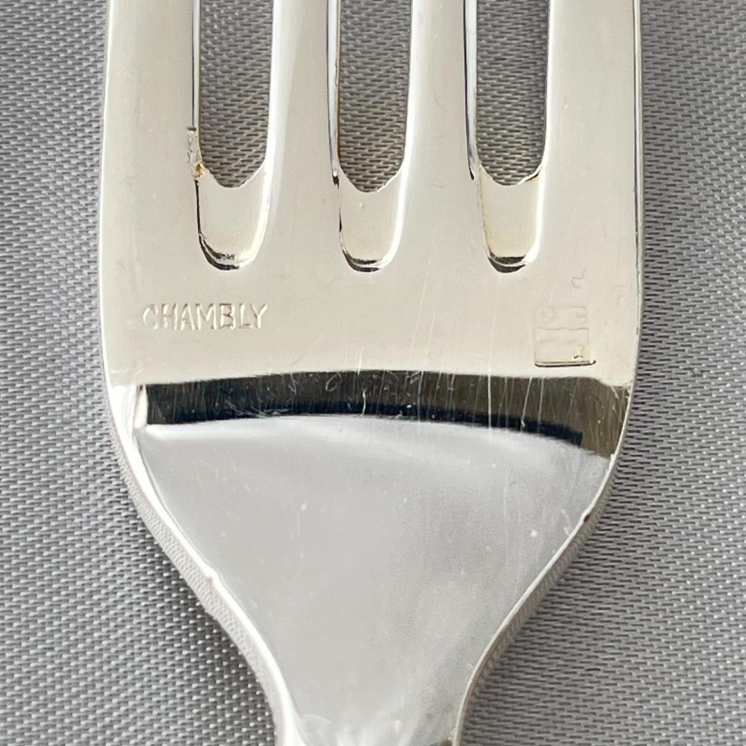 【仏蘭西】 ロシア様式 テーブルフォーク 6本組 【シルバープレート】