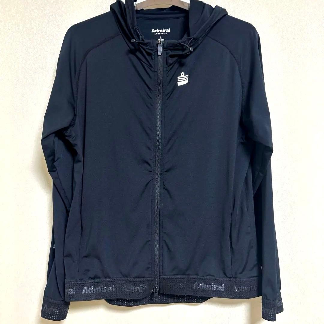 Admiralテニスウェア　WEB限定カットソーフーディパーカー　Lサイズ