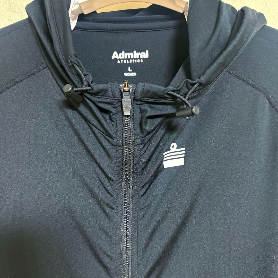 Admiralテニスウェア　WEB限定カットソーフーディパーカー　Lサイズ