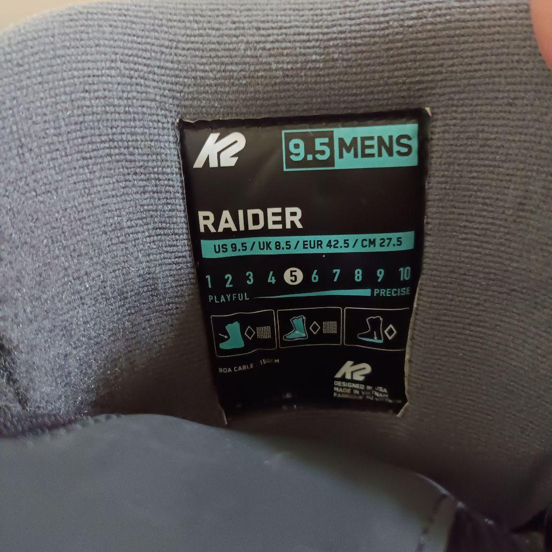 m112006fk スノーボード ブーツ k2 RAIDER 27.5cm