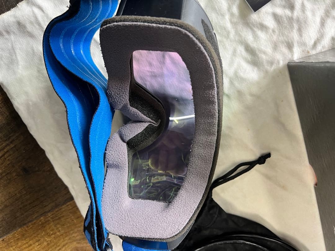 Abom HEET Goggle Flash Green Mirror エーボム