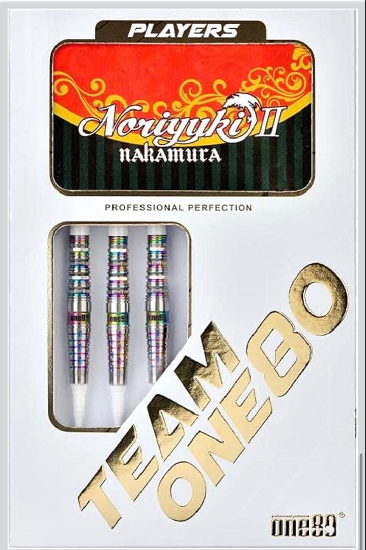 TEAM ONE80 Nariyuki II ソフトチップダーツ19g 中村成孝