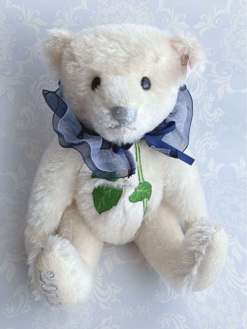 【再値下げ】Steiff ブルーローズテディベア 2011年1500体限定