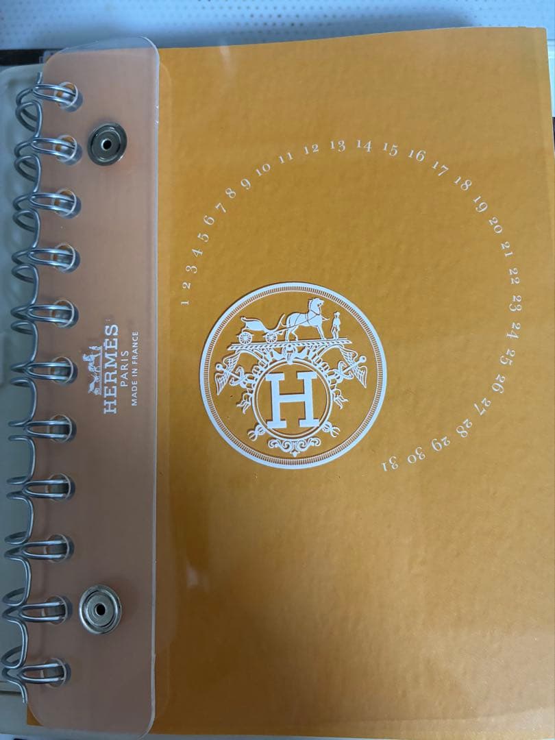 HERMES オレンジ スケジュール帳