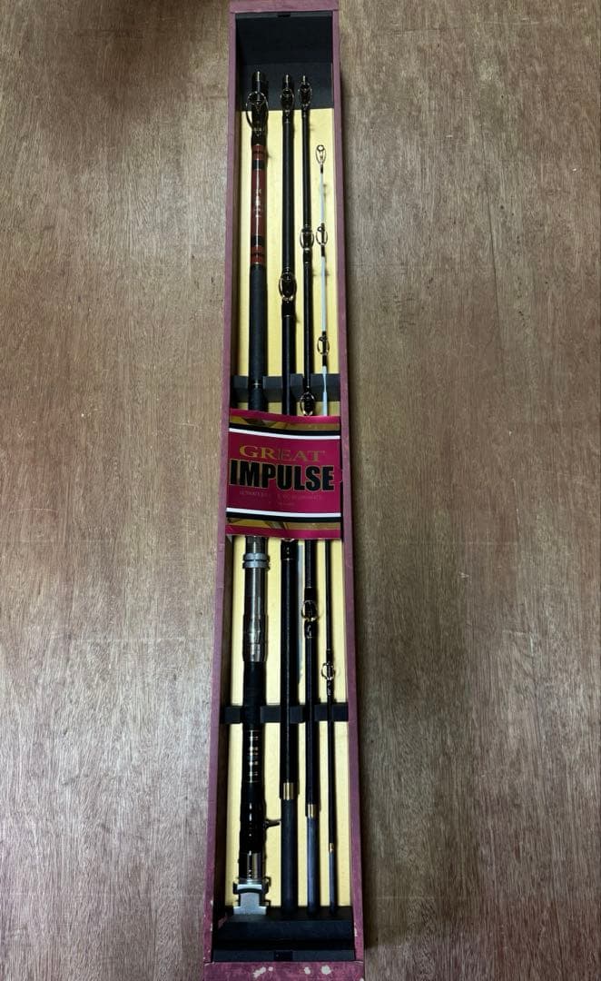 がまくえ　グレートインパルス　80-480 箱付き美品　ハタ　クエ　泳がせ