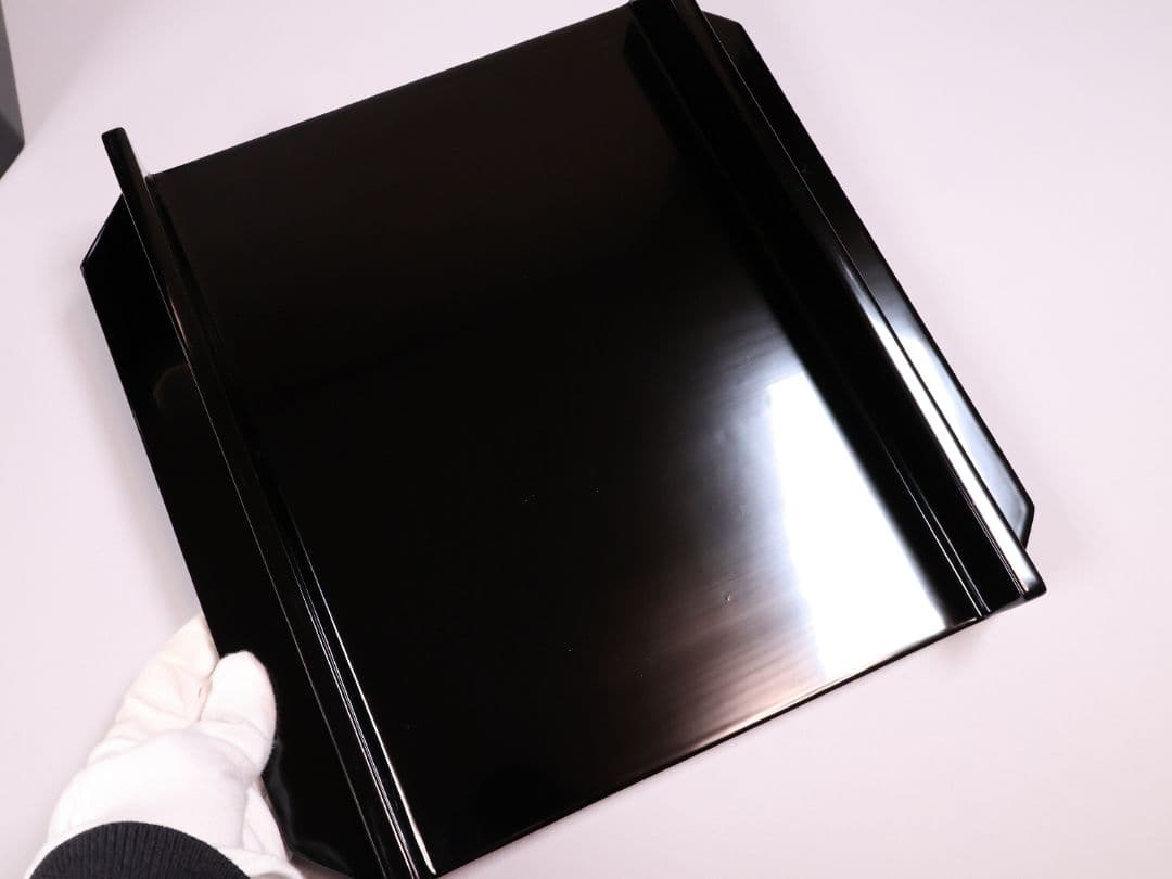 漆芸 輪島塗 久保田春光堂 三方台・瓶子一対 三宝 木製 仏具【MA497】