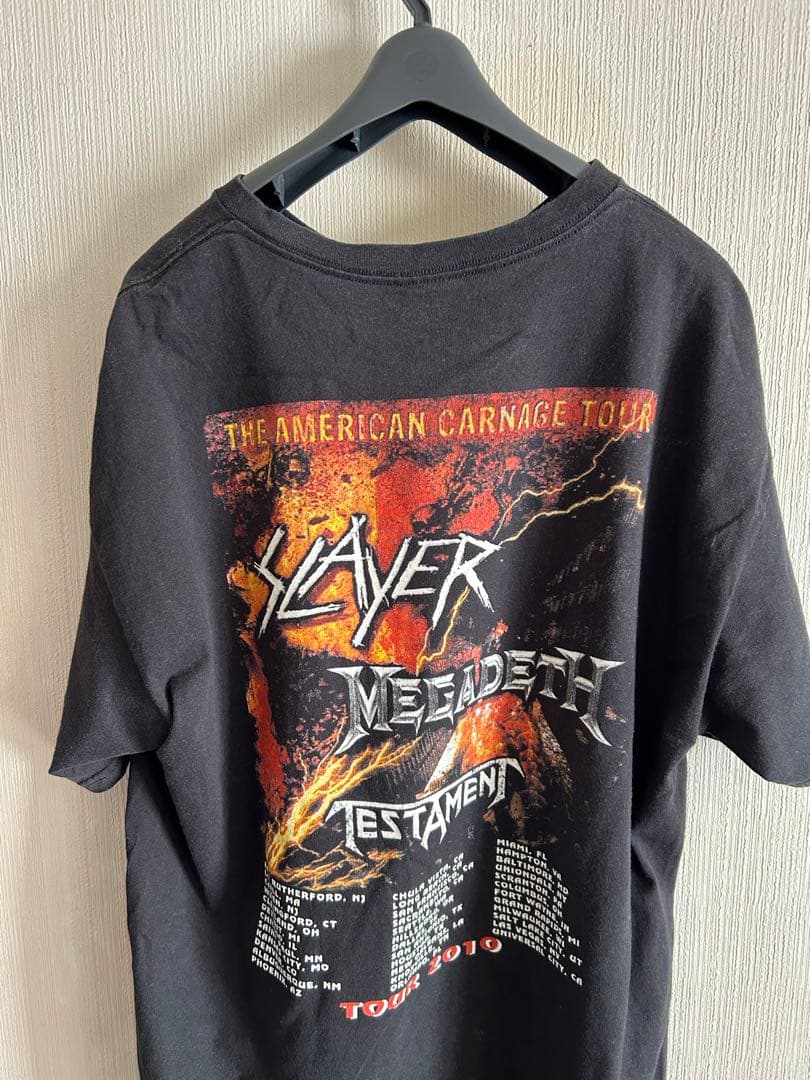【レア】スレイヤー × メガデス 2010s ツアーTシャツ バンT 古着