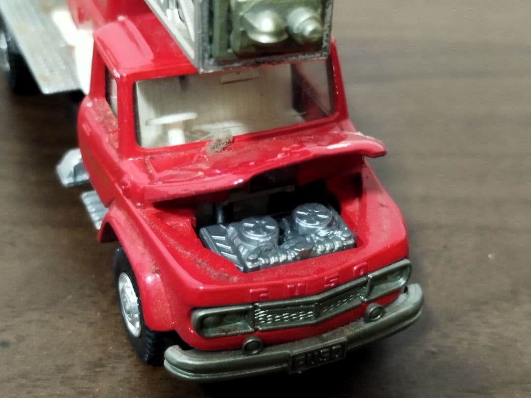 ●トミカ ダンディ 三菱ふそう はしご 消防車 tomica ミニカー