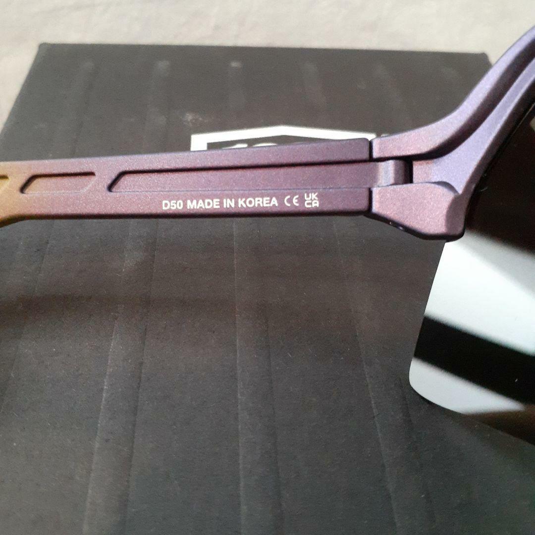 100% S3 パープル イエロー ワンハンドレッド サングラス