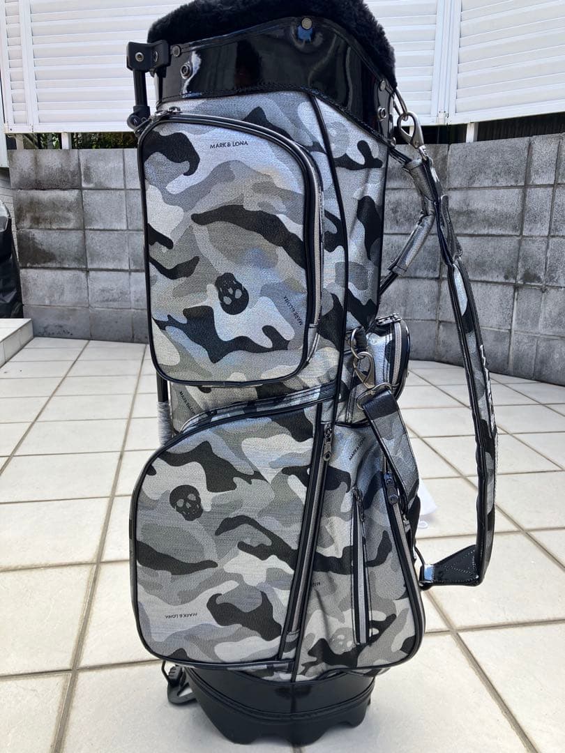 ★マーク&ロナ★ブラックカモ★スタンドキャディバッグ★