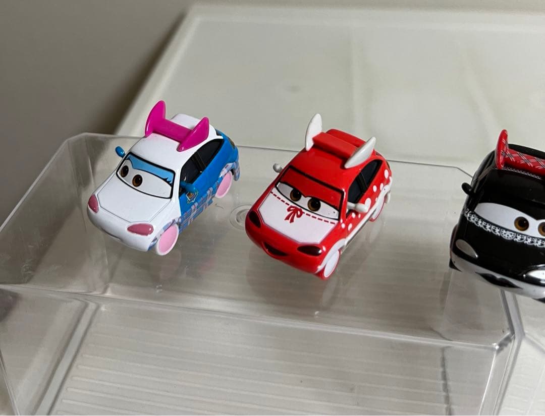 カーズ、マテル、ミニカー、（ハルミ、スキ、CHISAKI、イチゴ ）