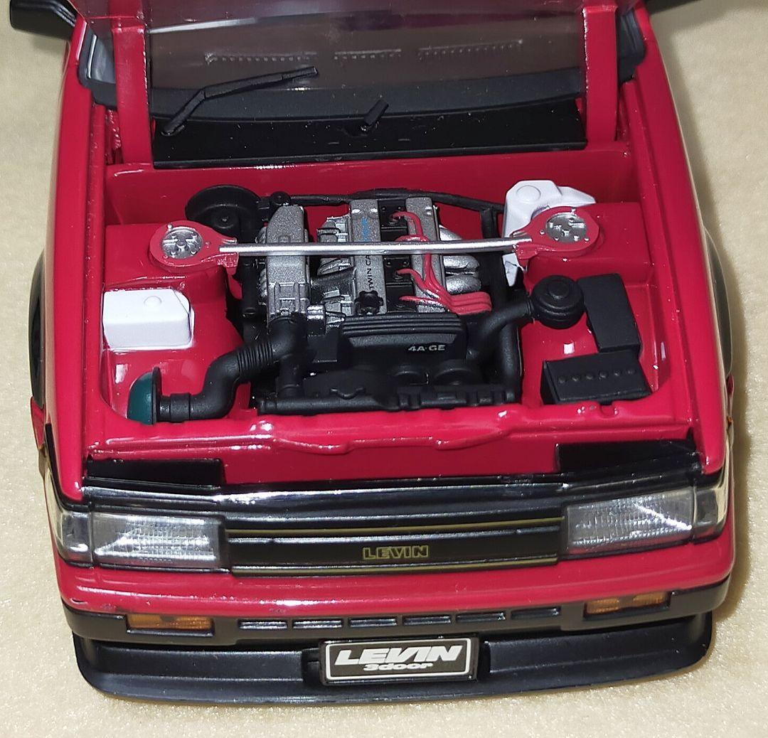 川崎忍 アオシマ DISM 1/24 AE86 レビン 2台セット 現状品