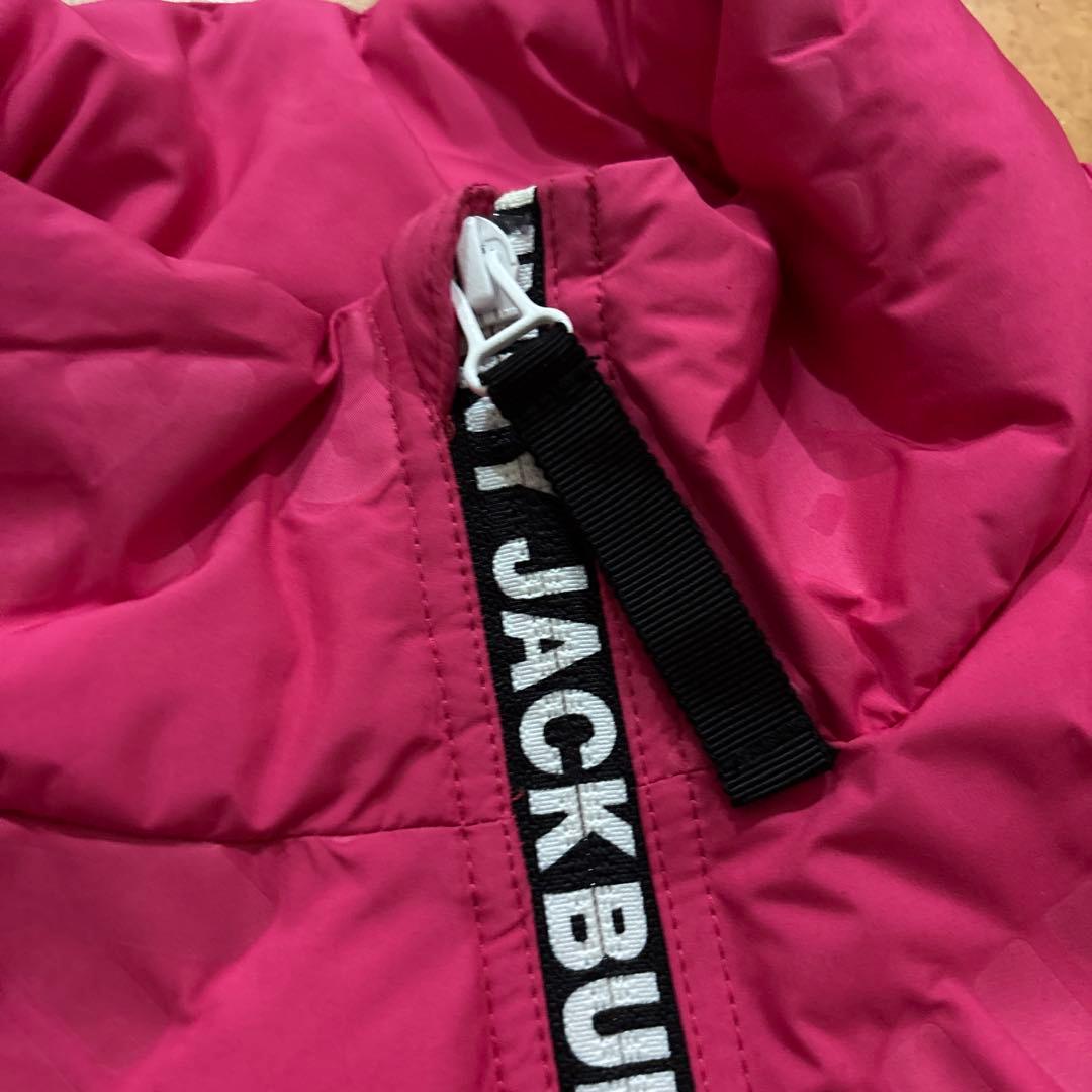 新品同様　極美品　￼Jack Bunny!! ロゴ入りダウンベスト サイズ5