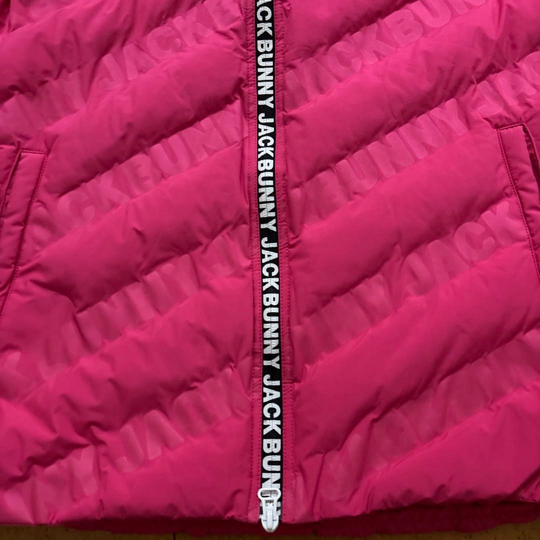 新品同様　極美品　￼Jack Bunny!! ロゴ入りダウンベスト サイズ5
