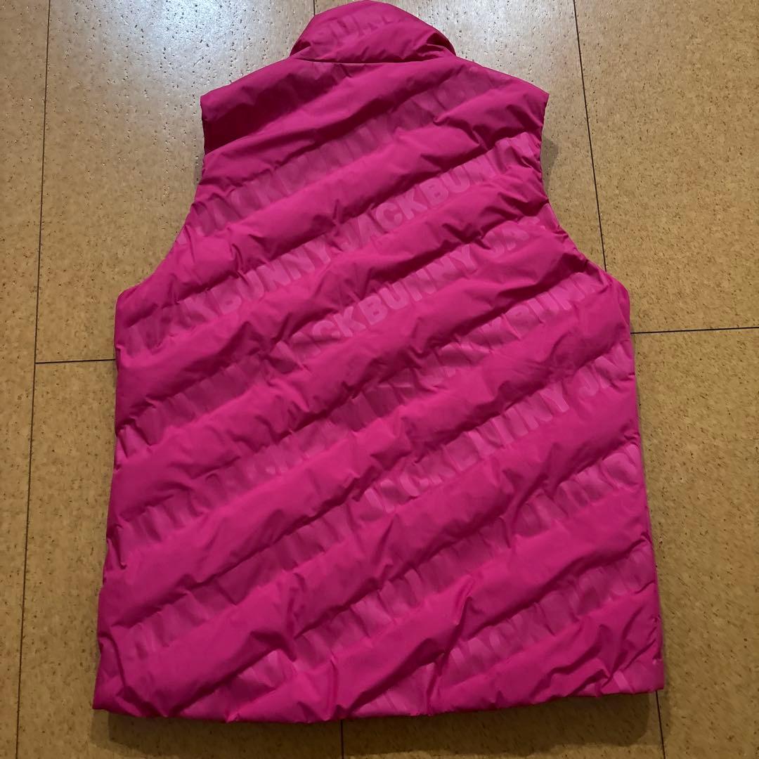 新品同様　極美品　￼Jack Bunny!! ロゴ入りダウンベスト サイズ5