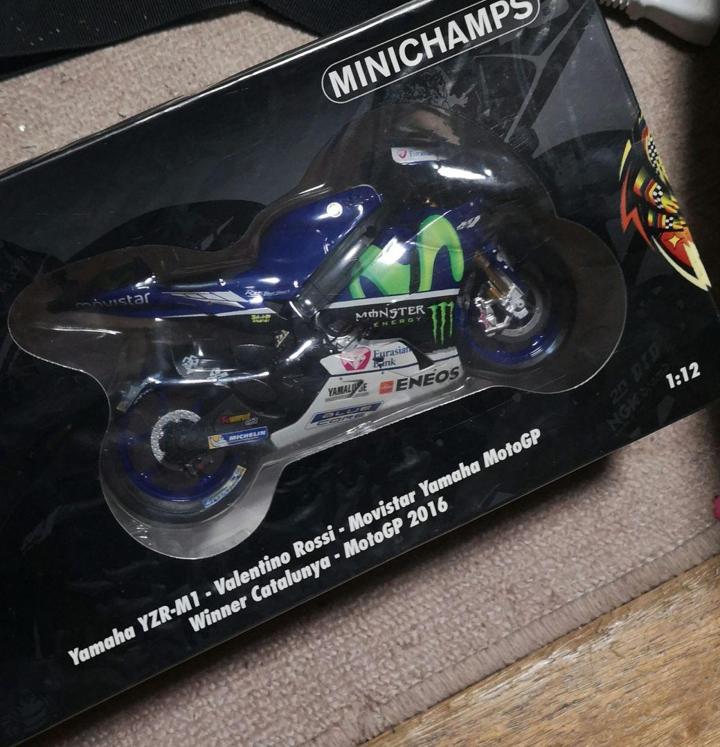 ミニチャンプス 1/12 YZR-M1 V.ロッシ カタルーニャGP優勝2016