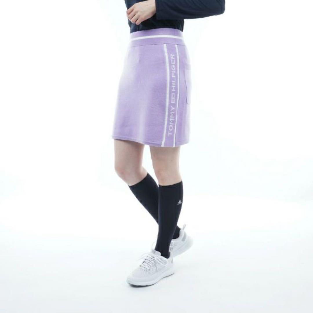 ゴルフ レディーススカート L ラベンダー