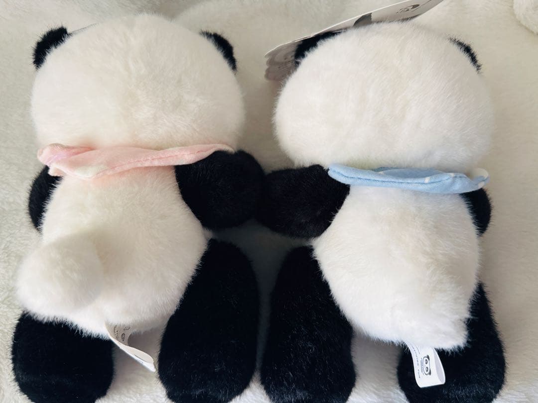 中国 パンダ ぬいぐるみ 2体セット 和花 和葉