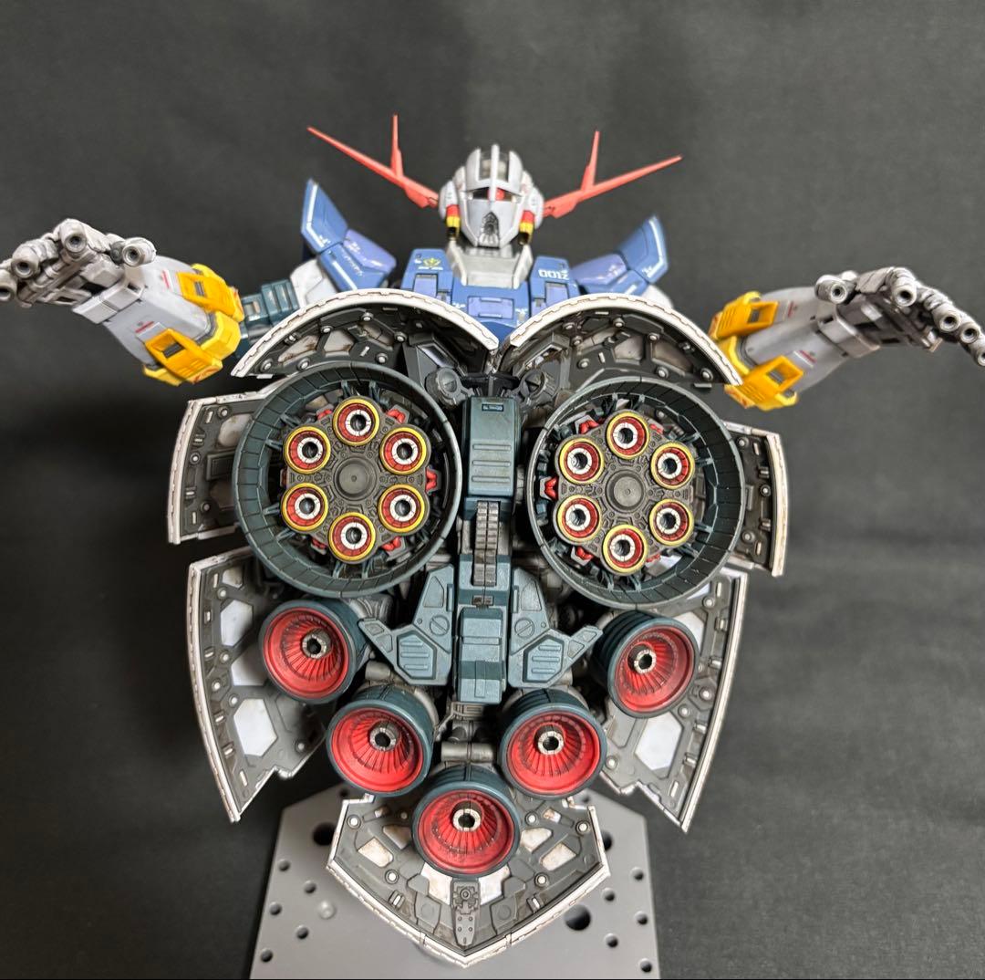 RGジオング完成品 （部分塗装・ウェザリング仕上げ）