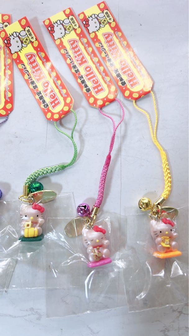 ハローキティ 愛知限定 常滑バージョン 根付 ストラップ
