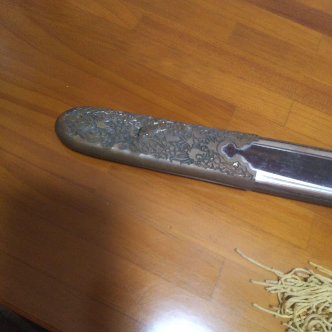 中国剣 装飾的な武器 赤い宝石付き