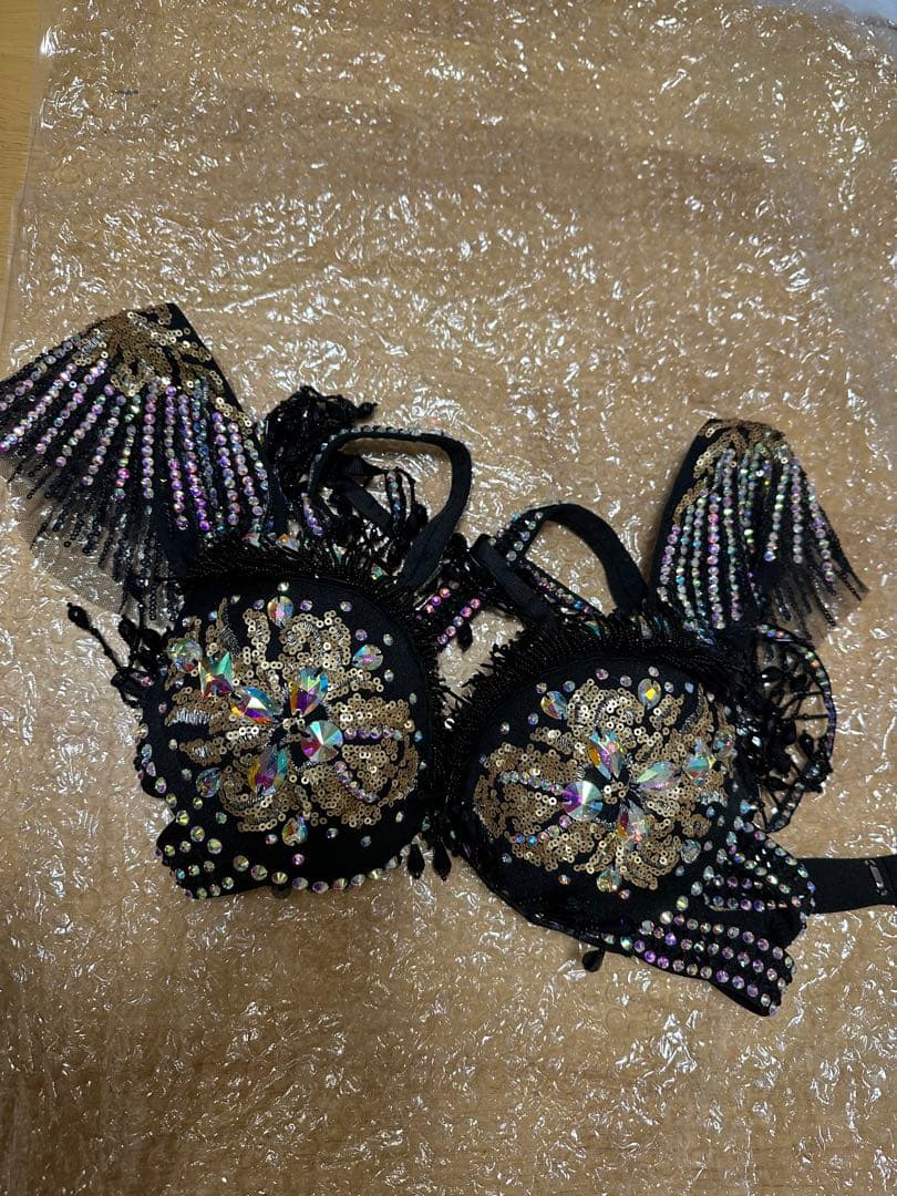 ゴージャスブラックベリーダンス衣装 オーダーメイド