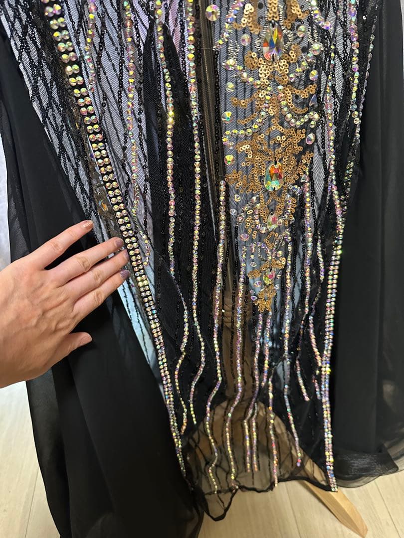 ゴージャスブラックベリーダンス衣装 オーダーメイド