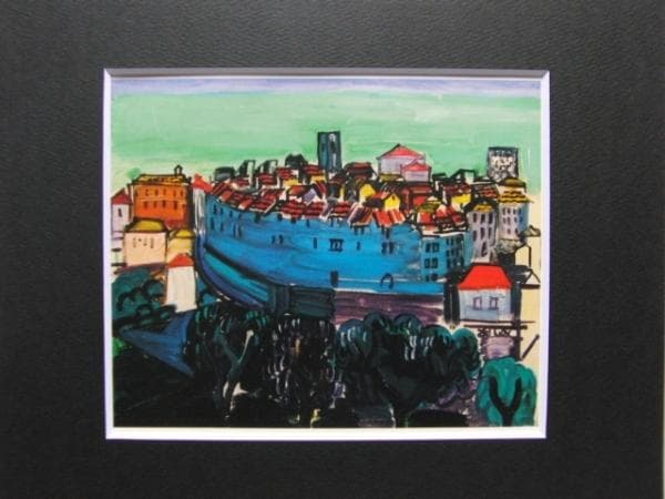 ラウル・デュフィ、ヴァンス、海外超希少レゾネ、新品額付