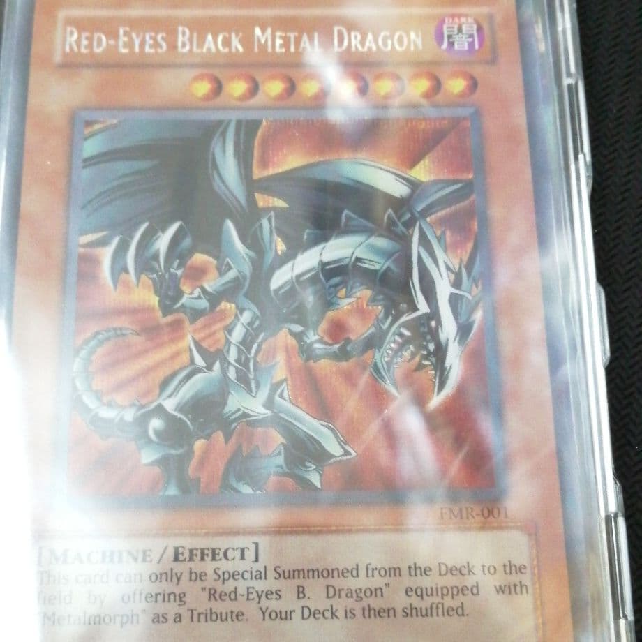遊戯王 レッドアイズ・ブラックメタルドラゴン　英語　プロモ　FMR-001　UV