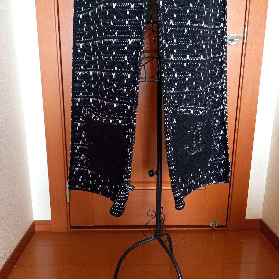 シャネル♡ノベルティマフラーストール♡ポケット付き♡カシミア、シルク混♡1点のみ