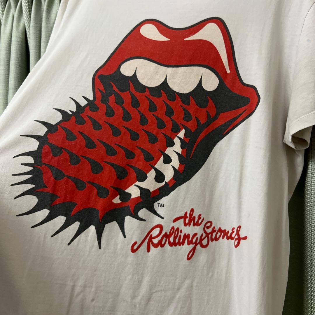 The Rolling Stones ローリングストーンズ　Tシャツ　白　L