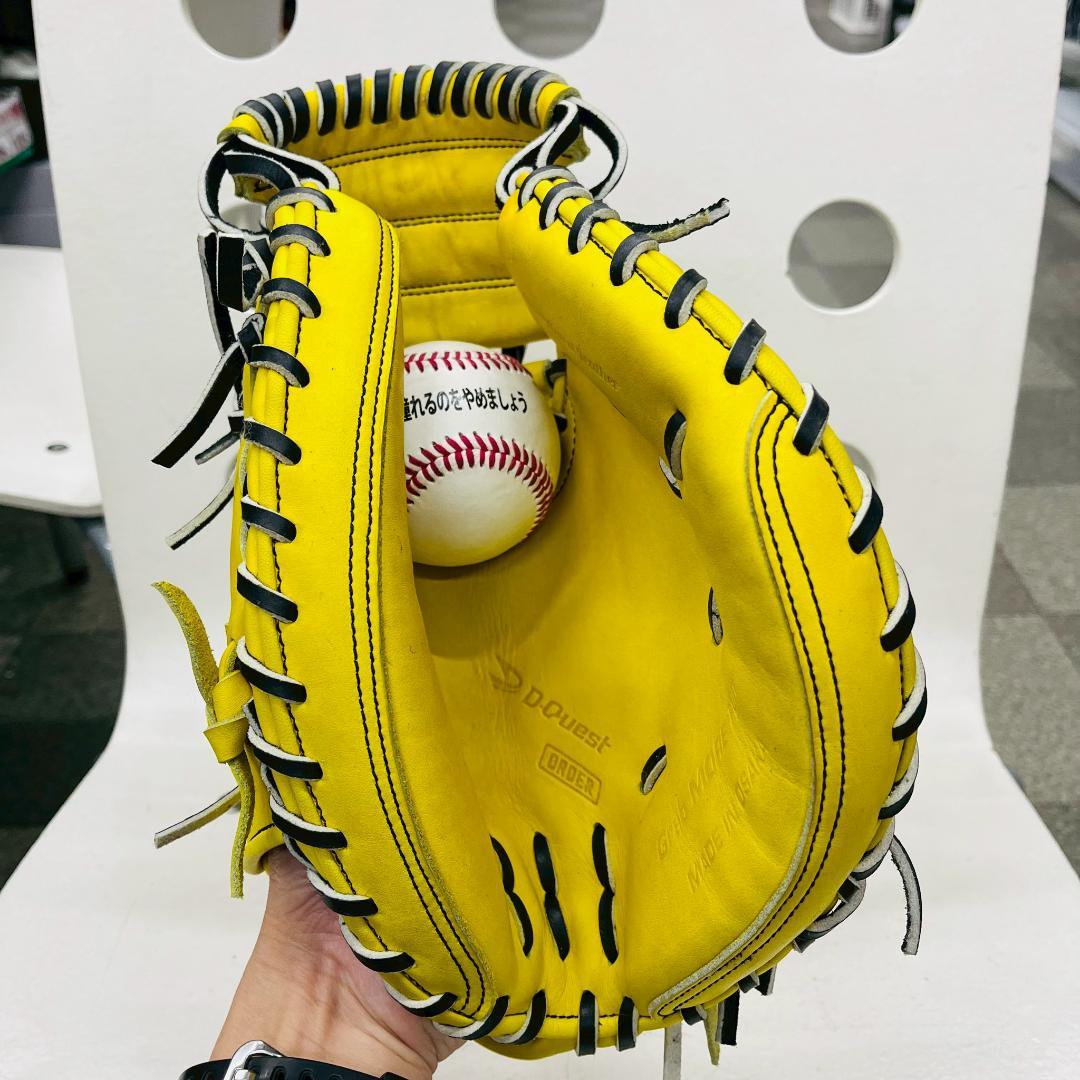 ディークエスト　DKO100　オーダーミット　硬式　捕手用　A122型　型付け済