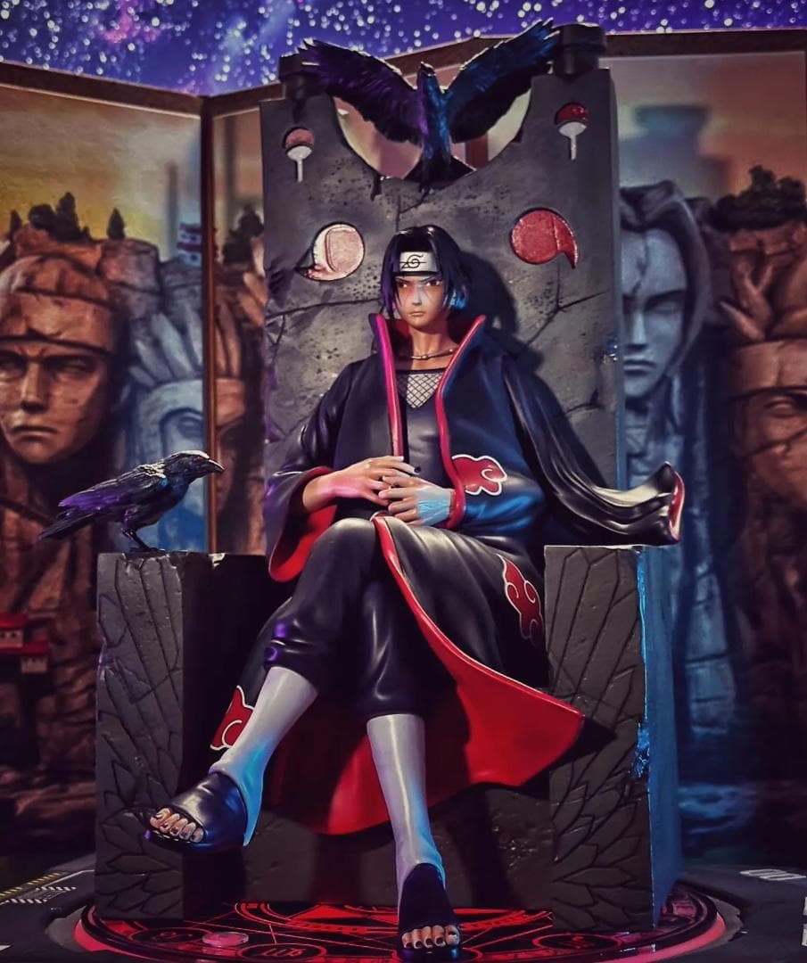 ナルト うちはイタチ ガレージキット 塗装済み完成品 フィギュア 1/6スケール