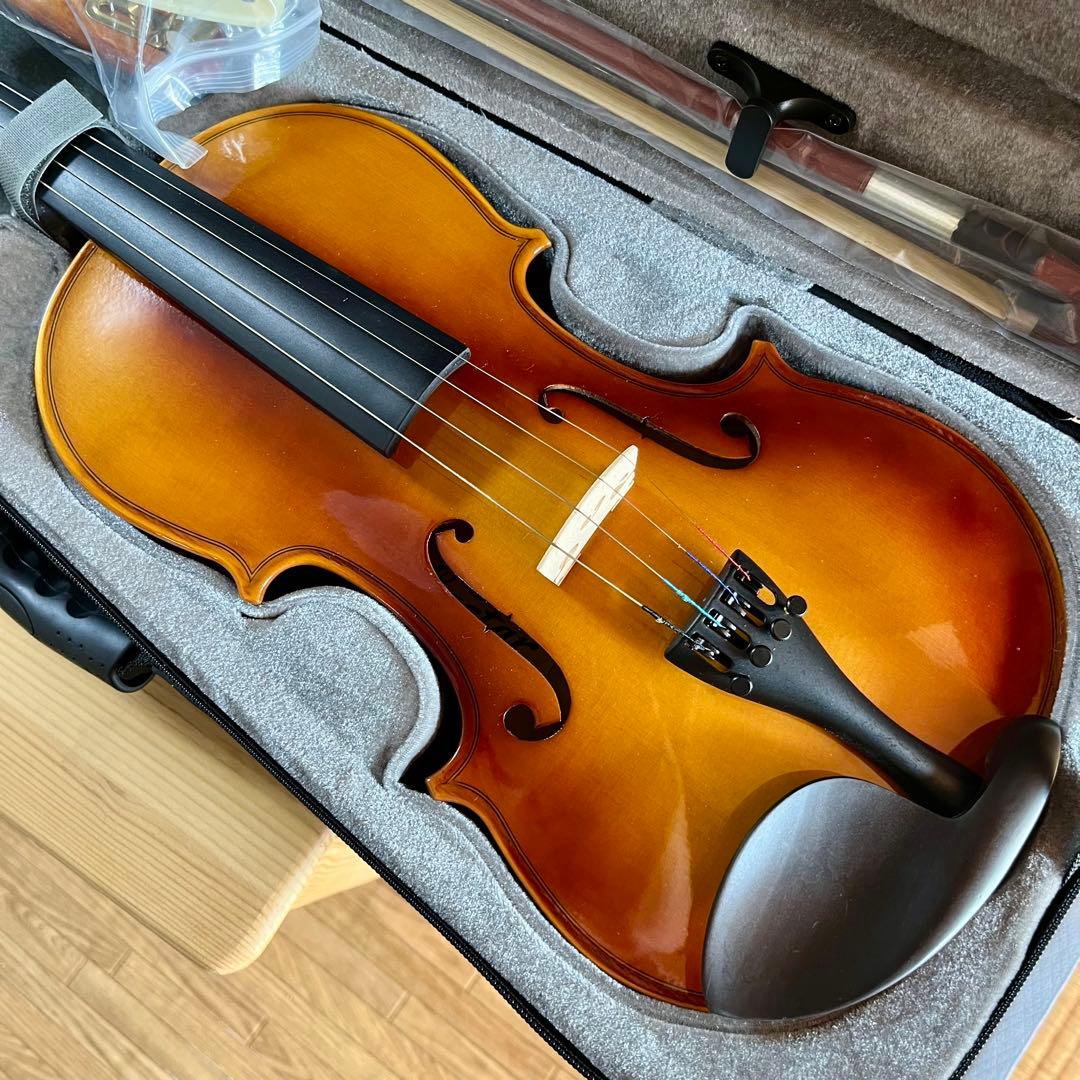 Eastarバイオリン 4/4 単板 ソリッド 弓2本