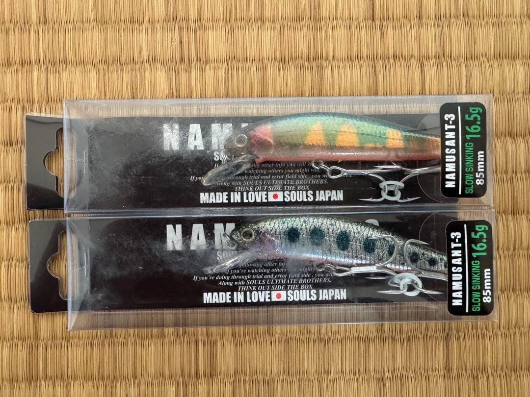 ソウルズナムサン11g,17g,T-3 NAMUSANサクラマスルアーセット