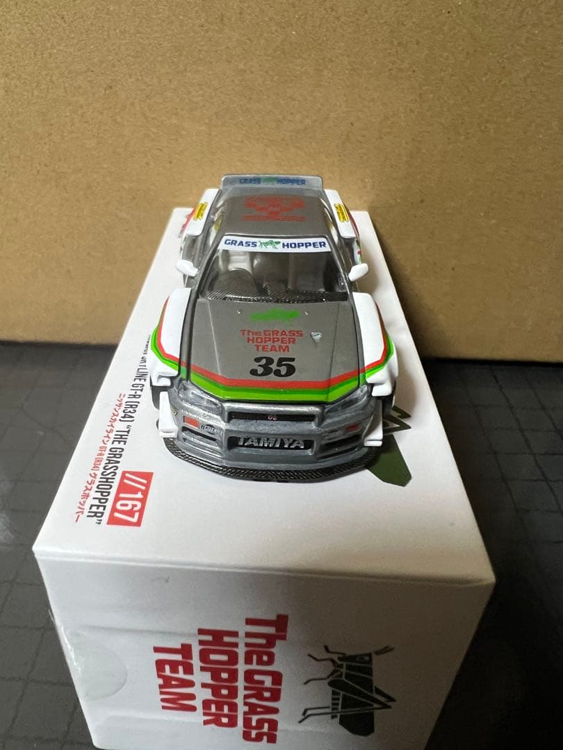MiniGT 街道ハウス R34 グラスホッパー チェイス