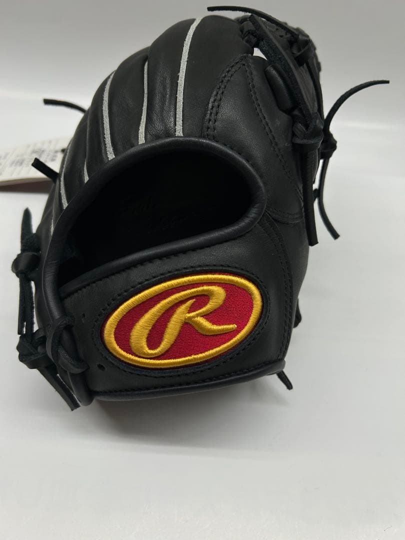 美品 Rawlings ピッチャー 右投 ビッグR 軟式グローブ ブラック