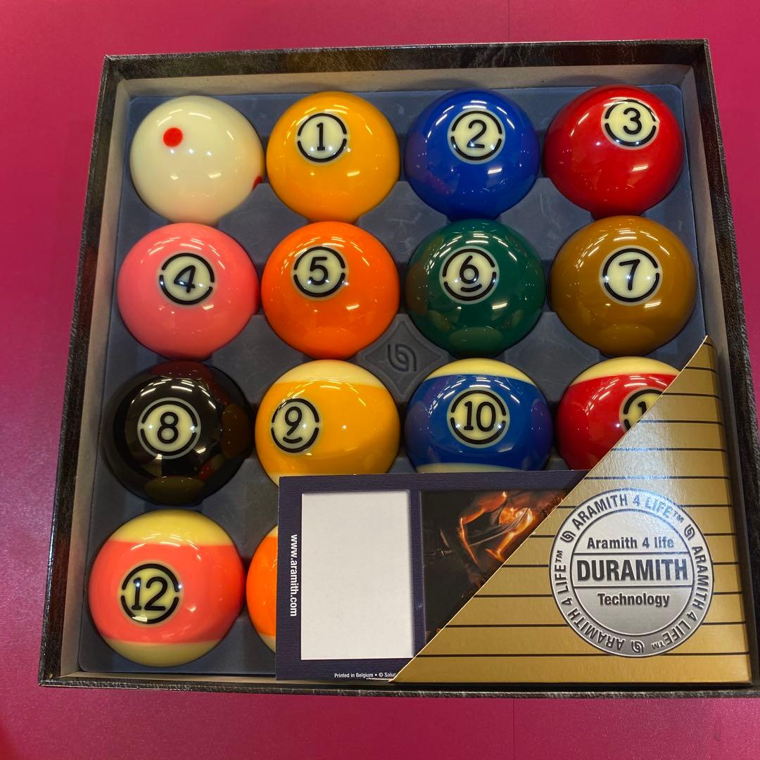 Aramith Duramith ビリヤードボールセット 16個