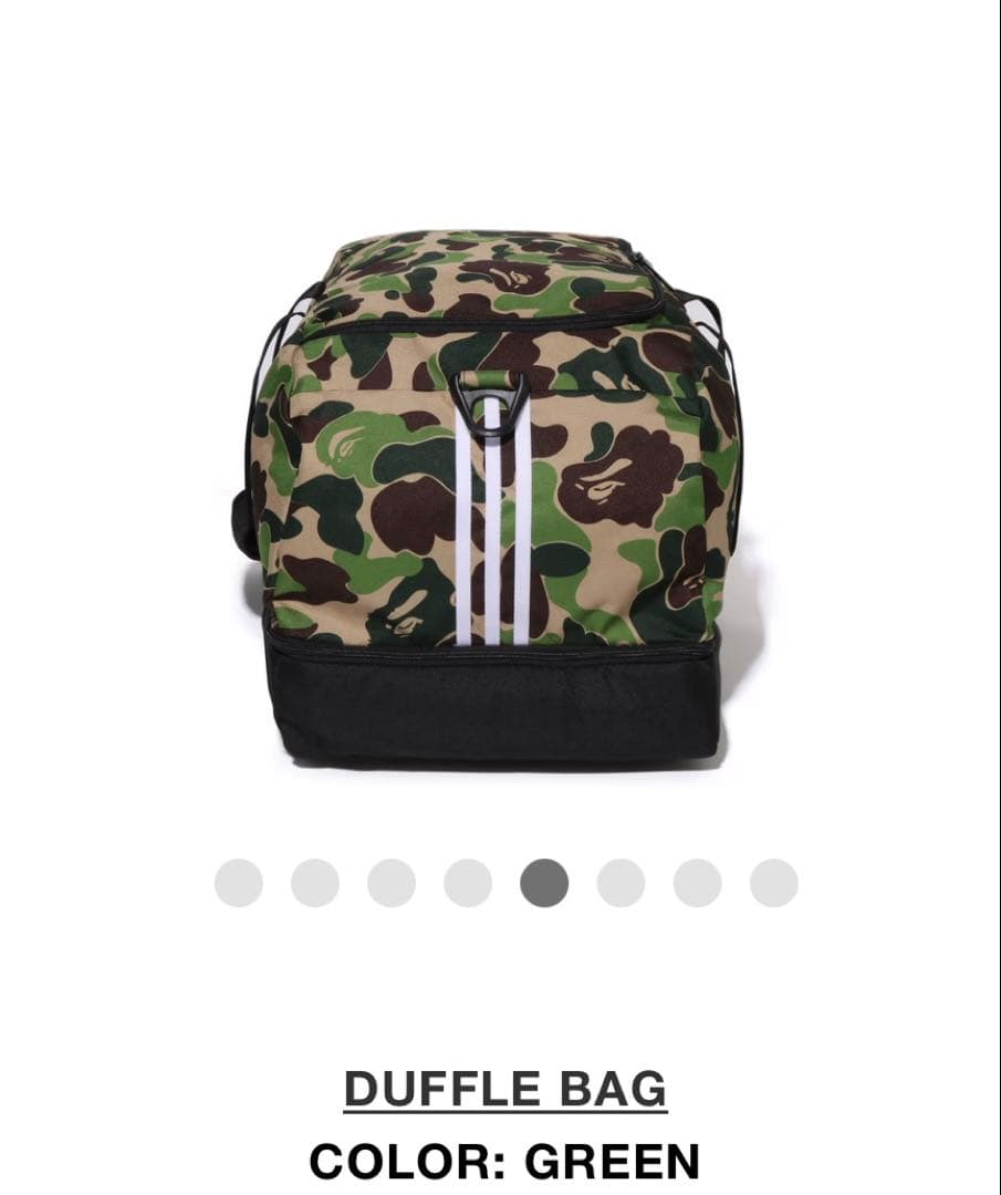 BAPE X ADIDAS DUFFLE BAG 迷彩ダッフルバッグ コラボ