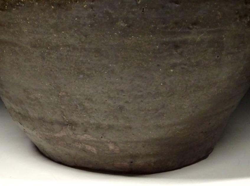 ◆『高麗 飴釉 壺』二思軒識箱 朝鮮古陶◆検）李朝陶磁 白磁 高麗青磁 粉青沙器