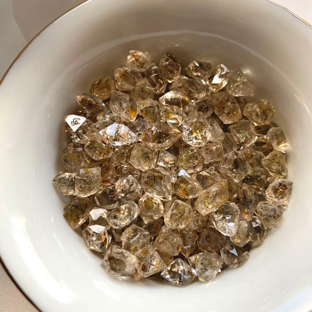 トップグレード蛍光水晶60ctセット/オイルインクオーツ/ペトロレアムクオーツ