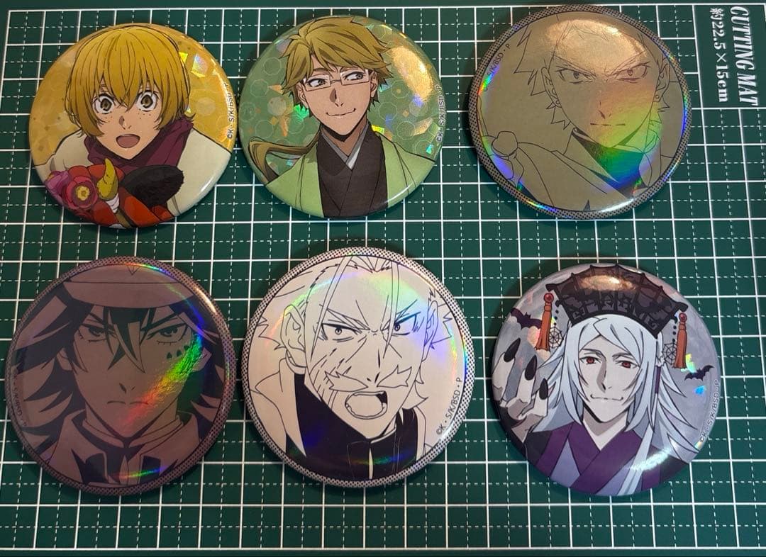 文豪ストレイドッグス 缶バッジ×ピンバッチ25個まとめ売り【おまけ付き】