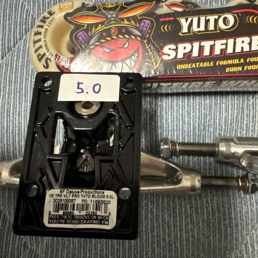 Yuto Spitfire Wheels トラック 5.0サイズ