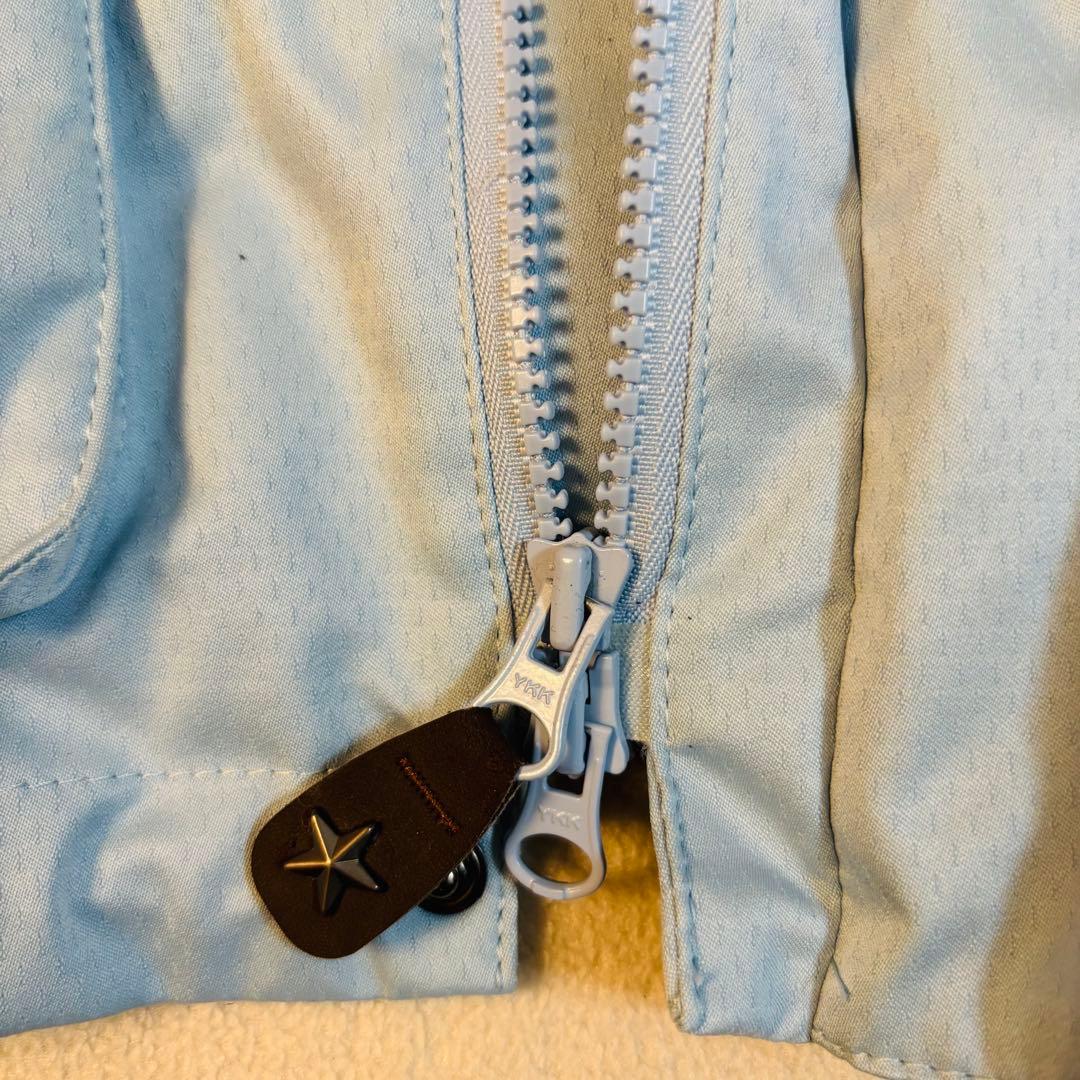 ESTIVO スキーウェア ジャケット M スノボウェア FOXファー 水色