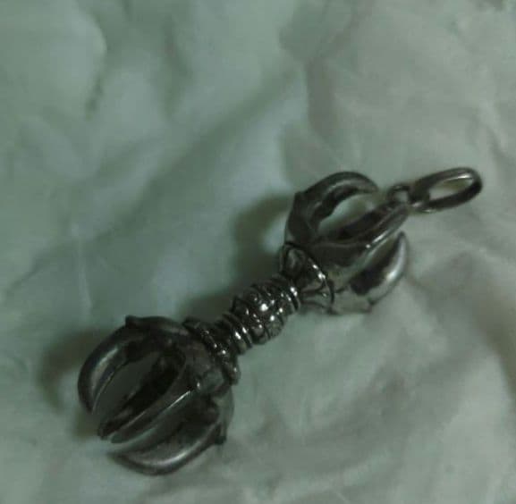 独鈷　五鈷杵　ごこしょ　大野博司　法具　密教　シルバー　銀製　トップ　イ10