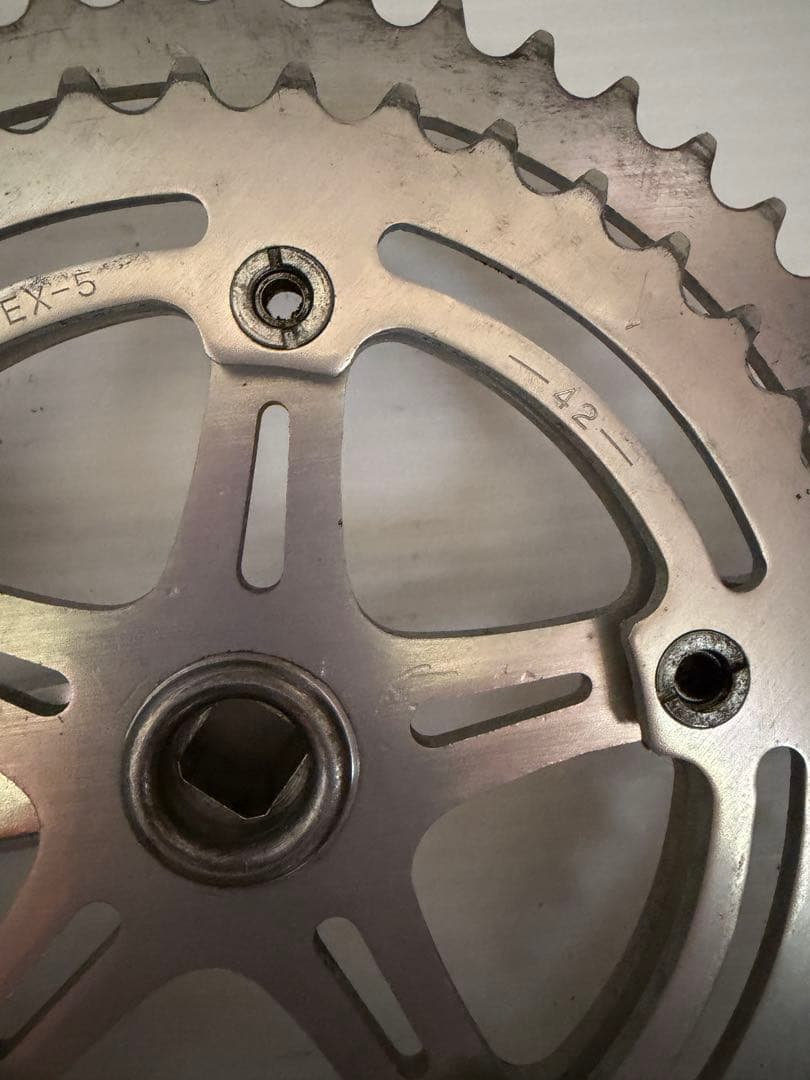 中古品 SAKAE SR APEX クランクセット 50 42