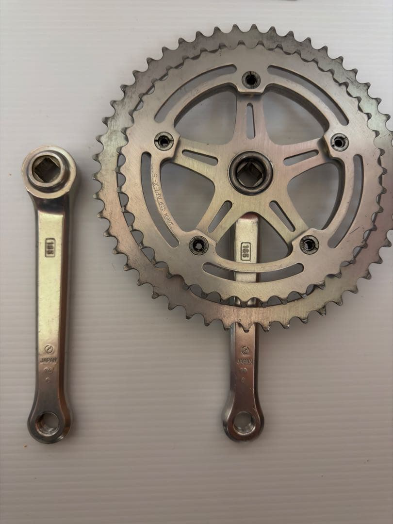 中古品 SAKAE SR APEX クランクセット 50 42