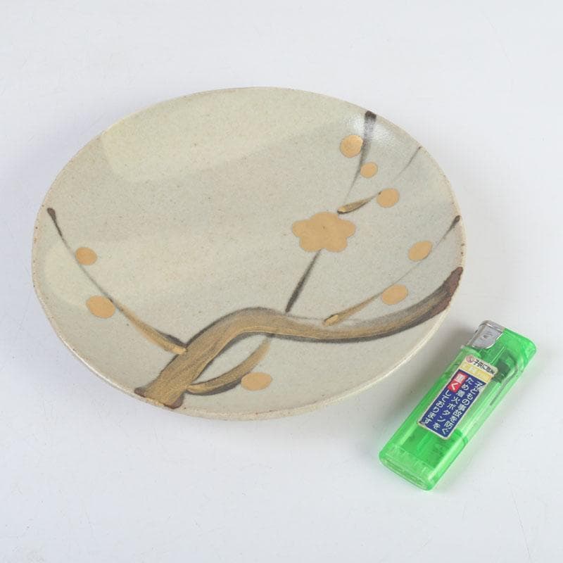 和食器　茶懐石　幸兵衛窯　絵変和皿　銘々皿　五客　共箱　N　9419