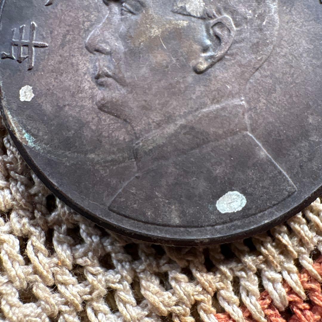 中華民国二十三年　帆船 銀貨？ 約２７g